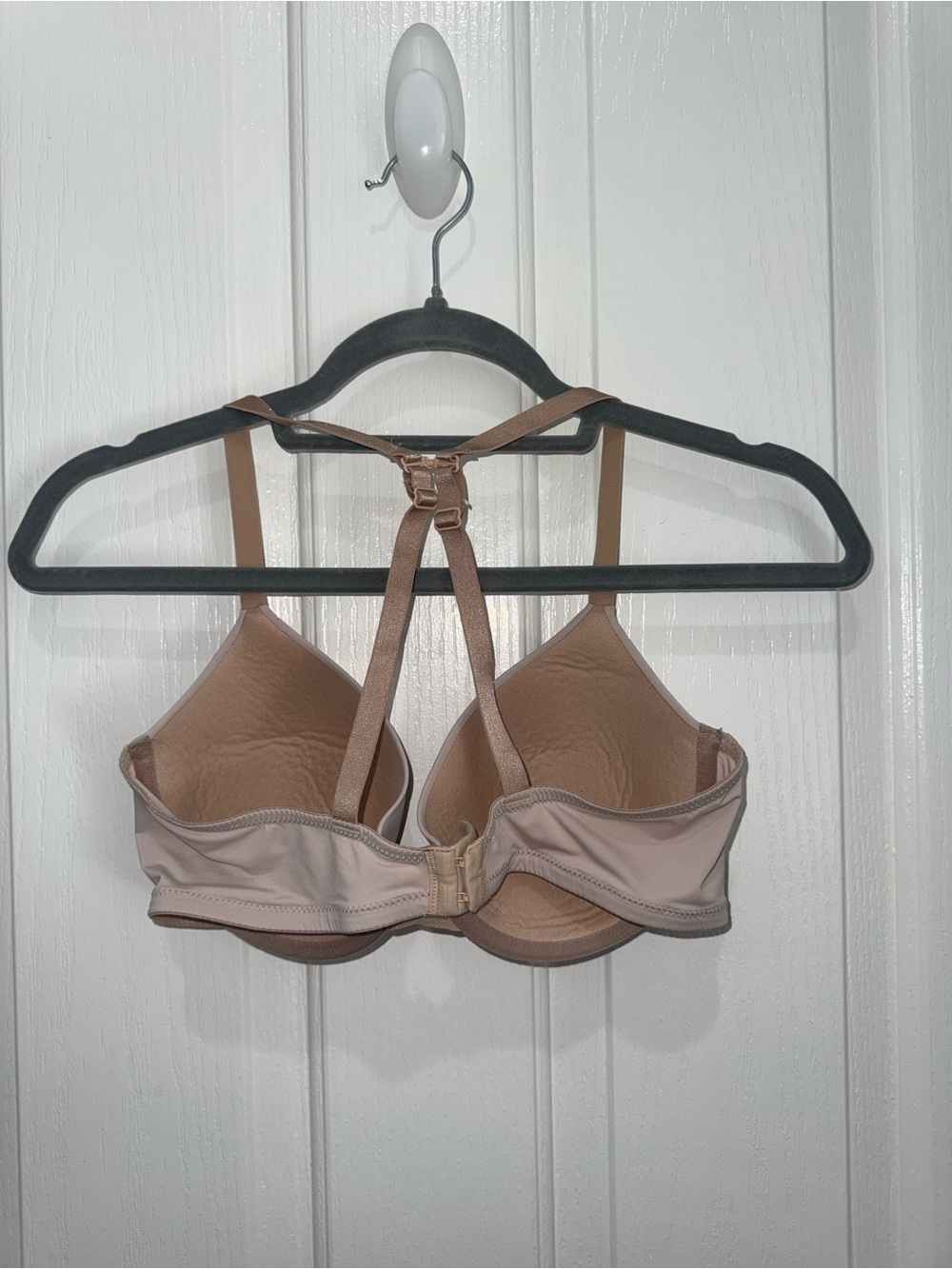 Auden Three-Pack of Women's Smooth T-Shirt Bras β Black, Blue, Nude - 34D - Picture 5 of 14